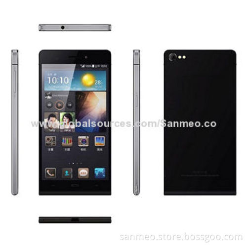 6-inch NFC Smartphone, IPS Screen/1,920*1,080P/MT6589T-1.5GHz Quad Core/RAM/ROM of 2G+16GB/Dual SIM